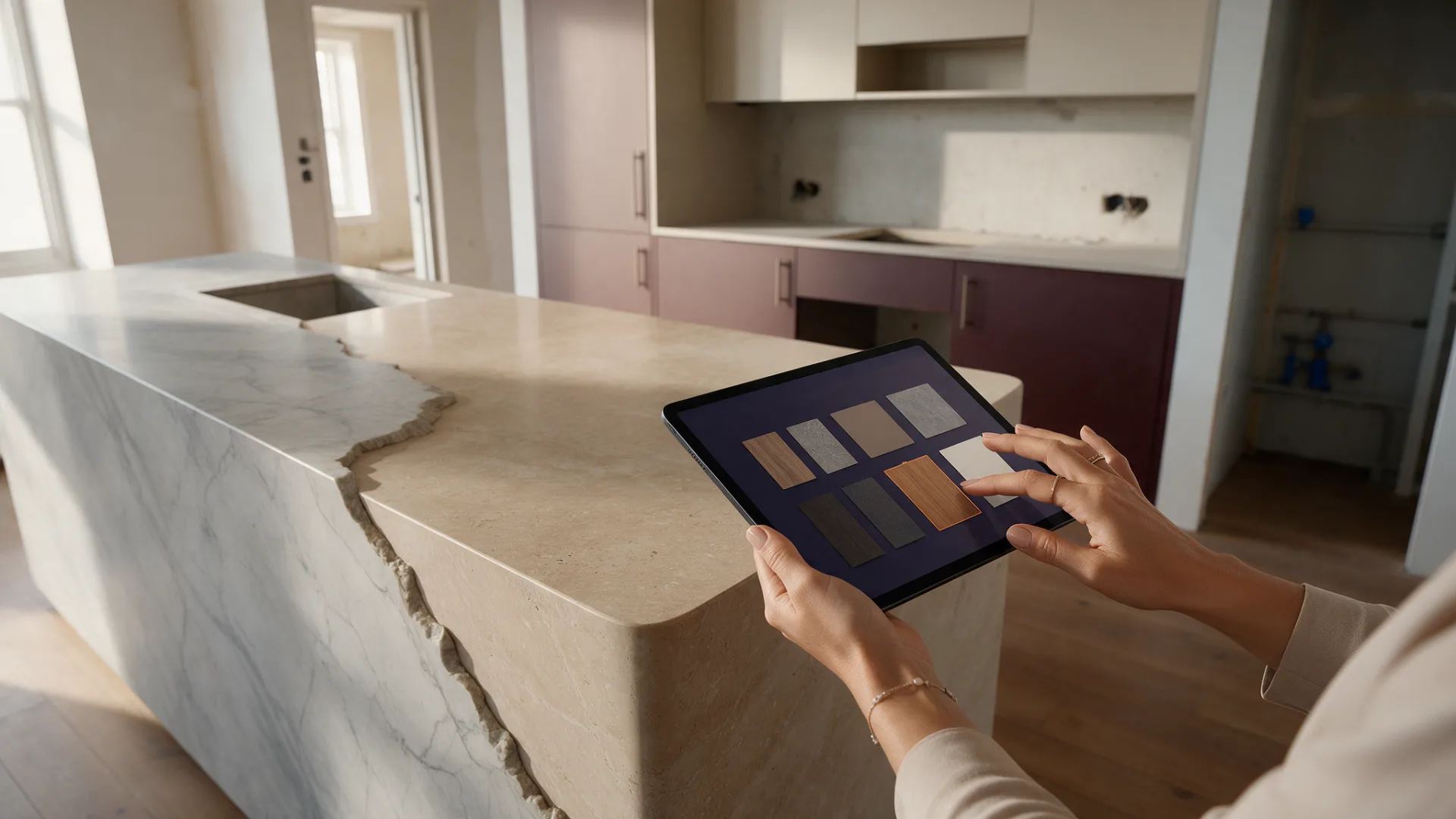 Bare rooms become finished homes