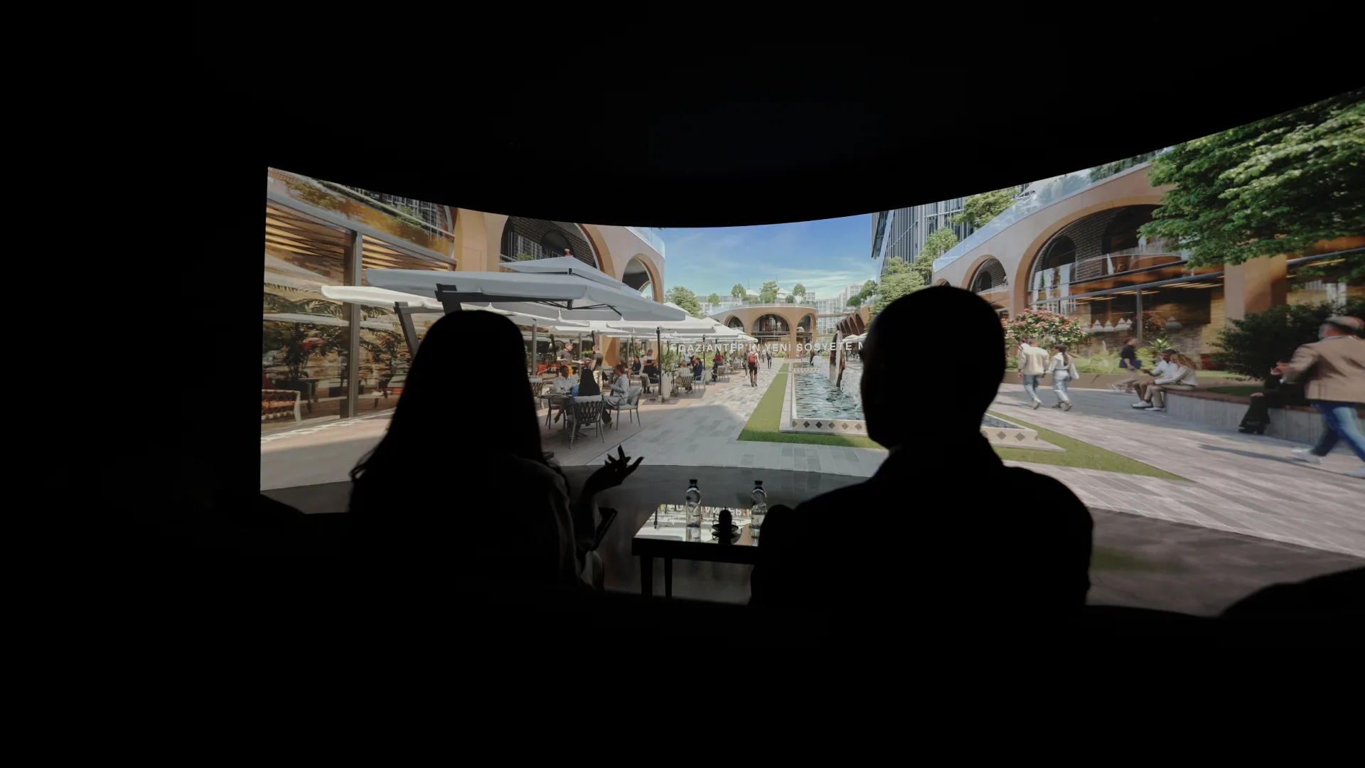 Street-level visualisation in the immersive room