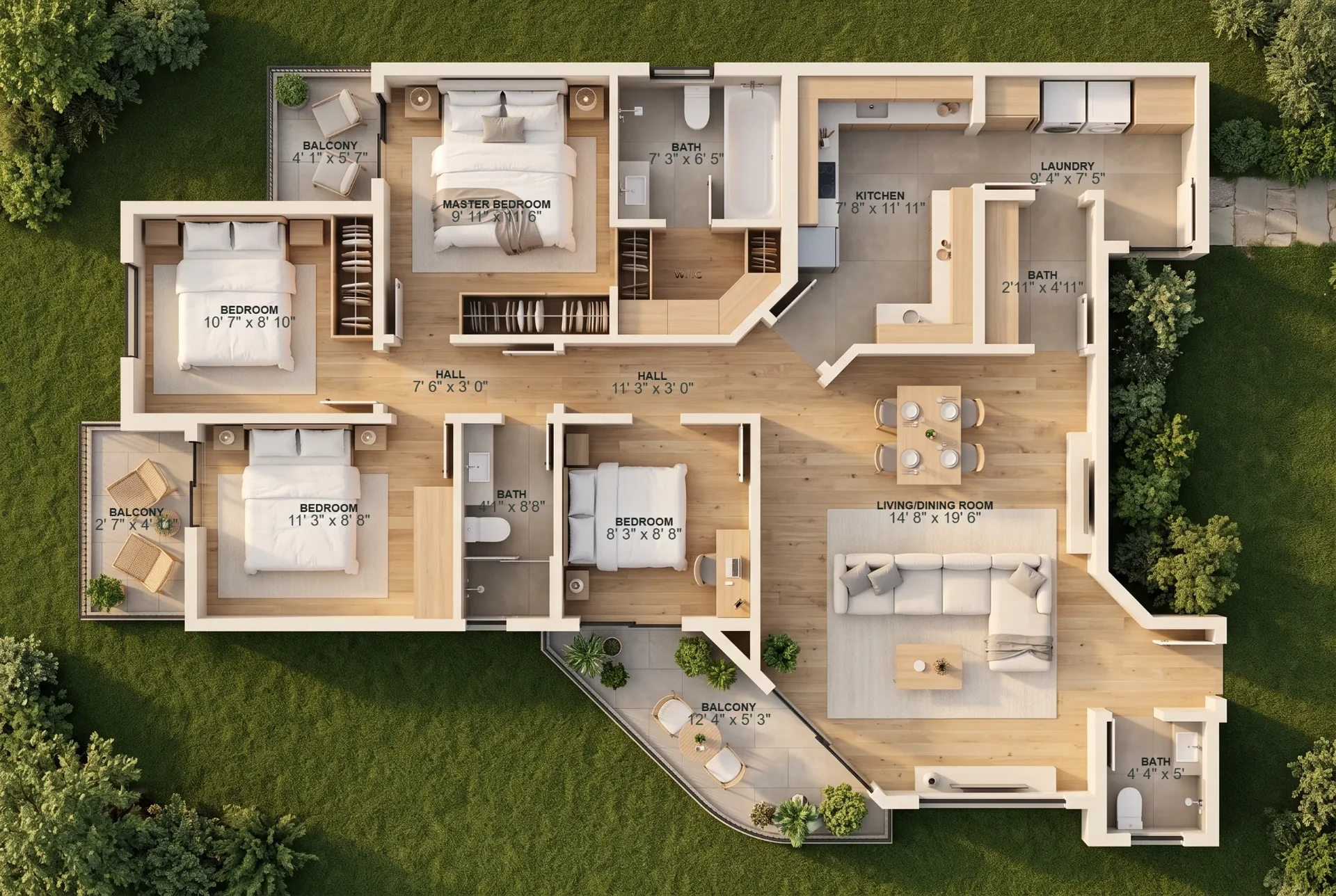 From plan to visual